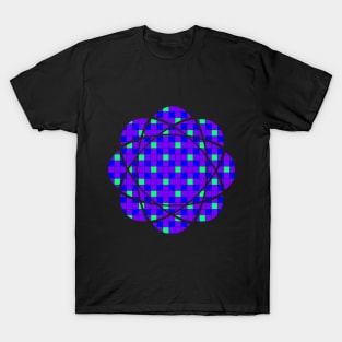 Vibrant checkered artwork T-Shirt